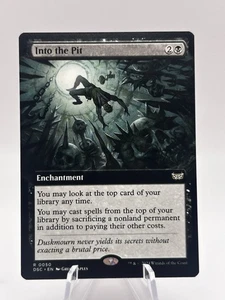 Into the Pit 0050 Extended Art Commander: Duskmourn House Of Horrors DSC MTG NM - Picture 1 of 2