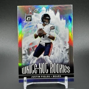 2021 Panini Donruss Optic Justin Fields #WHR-2 Silver White Hot Rookies RC - Bild 1 von 2