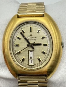 Reloj de pulsera vintage 1972 para hombre Hamilton 6007 cuerda automática con caja y manual - Imagen 1 de 17