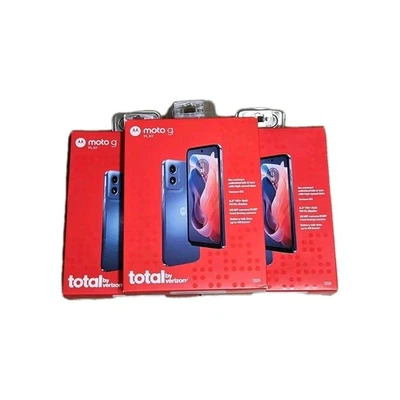 Motorola Moto G Play 2024 - 64GB - 6.5" (Verizon Prepaid) - Sapphire Blue 3 Pack - Image 1 of 4