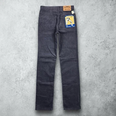 NOS Vintage 70s Gap Corduroy Pants Straight Leg Gray Size 28x33 USA - Image 1 of 4