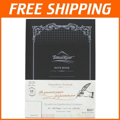 Classic Soft Cover Notebook, 5mm Grid, Fountain Pen Friendly - Image 1 of 4