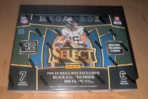 2022 Panini NFL SELECT MEGA BOX NFL Football Bersaglio Sigillato Nero Verde Prizm - Foto 1 di 5