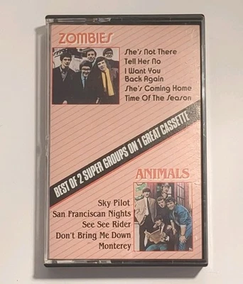Zombies / Animals - Best of 2 Super Groups On 1 Great Cassette (1985) - Used — 第 1/4 张图片