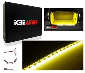 Yellow 18 SMD Super Bright LED strip light Car Trunk Cargo Area Illumination 11A - Picture 1 of 5