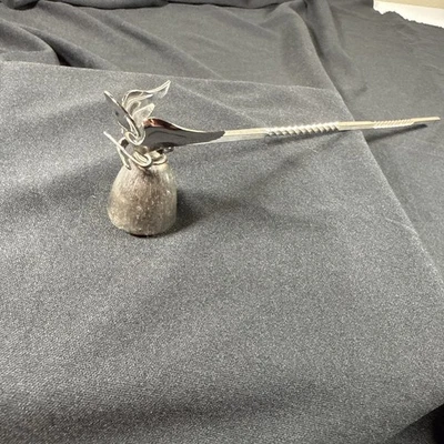 Vintage Napier Candle Snuffer Silver Plate Angel 11 Inches Mid Century Modern - Image 1 of 4