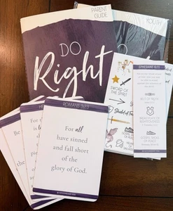 Not Consumed Do Right Bible Study Youth 13+ & Parent Guide Set Homeschool - Picture 1 of 1