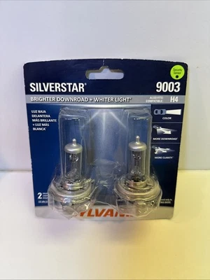 Juego de dos bombillas Sylvania SilverStar 9003 H4 55/60 vatios Foto 1 de 4