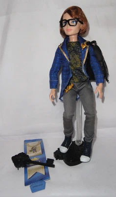 Muñeca Ever After High ~ Dexter Encantadora ~ Mochila Gafas Cepillo de Pelo Libro Foto 1 de 4