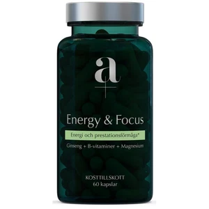A+ Energy & Focus Vitaminas B Ginseng Magnesio Fatiga Impulso Mental 60 Cápsulas - Imagen 1 de 1