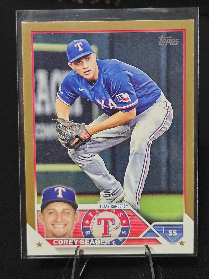 2023 Topps Series 1 - Corey Seager #315 Gold 1508/2023 - Image 1 of 1