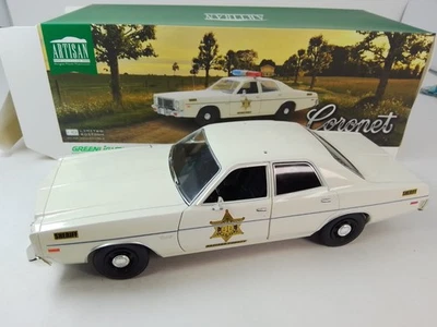 Greenlight Ford Coronet Hazzard County Sheriff 1975 1/18 19092 - Immagine 1 di 4