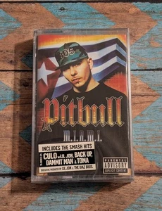 Pitbull - M.I.A.M.I. (2004 Cassette) Miami Rapper Lil Jon - Sealed Hype Sticker - Imagen 1 de 4