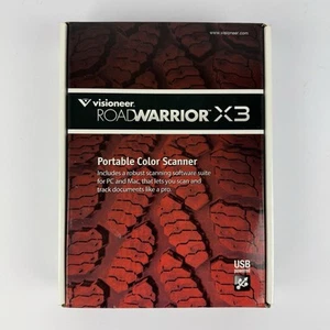 Visioneer RoadWarrior X3 Portable Color Scanner PC & Mac 90-0553-00U New Sealed - Picture 1 of 8