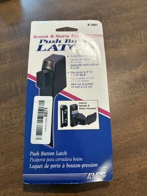 Trava de maçaneta de porta de tela maçaneta interna e tacada incluída 1 -3/4 - Imagem 1 de 2