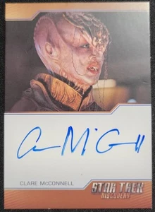 AUTOGRAFO STAR TREK DISCOVERY STAGIONE 1 CLARE MCCONNELL AS DENNAS - Foto 1 di 2