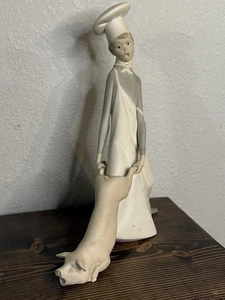 Lladro Nao #4608 'Cook In Trouble' Figurine Matte Finish Vintage - Picture 1 of 13