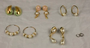 Lote de 12 Piezas Pendientes Perforados Tono Dorado y Color Reparación Reutilización Retro Usados - Imagen 1 de 1