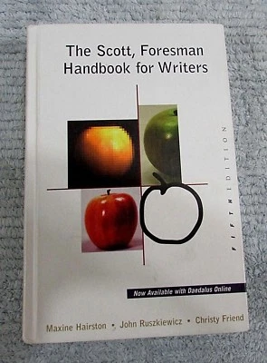 Vintage 1999 The Scott Foresman Handbook For Writers 5th ed 927 pg hc FREE S/H - Image 1 of 3