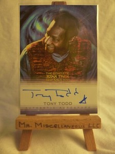 Tony Todd Jake Sisko Complete Star Trek Deep Space Nine Auto A21 #2 with Star