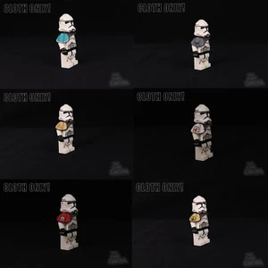 CUSTOM Pauldrons For Your Lego Stormtrooper or Clone trooper Cape Only -NEW - Picture 1 of 35