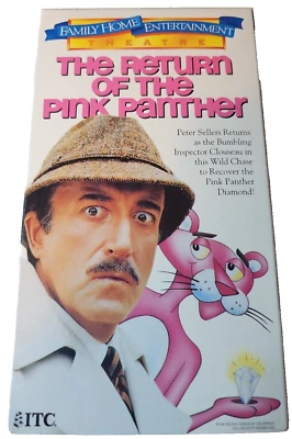 The Return of Pink Panther VHS 1993 ITC Family Home Entertainment New Sealed Foto 1 de 3
