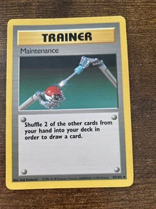 Pokémon TCG Maintenance Base Set 83/102 Regular Unlimited Uncommon - Picture 1 of 4
