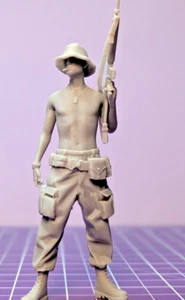 Soldato americano GI con cappello Boonie Vietnam scala 1:16 - Foto 1 di 13