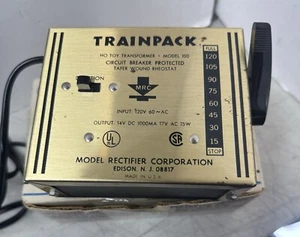 VINTAGE Trainpack GOLD HO Transformer Model Rectifier Co.with Box - Picture 1 of 13