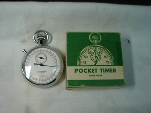 CHESTERFIELD SWISS POCKET TIMER IN ORIGINAL BOX NOT WORKING ! 1b - Picture 1 of 5