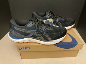 New! Mens ASICS Gel-Cumulus 23 Black/Reborn Blue Running Shoes. Size 9. Nice!!! - Picture 1 of 9