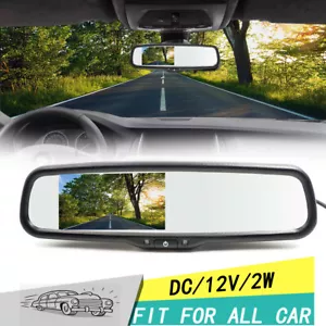 Espejo retrovisor monitor pantalla dvd lcd tft 4,3" espejo retrovisor auto coche - Imagen 1 de 6