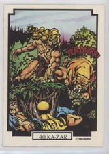 1989 Comic Images Marvel Best of John Byrne Ka-Zar #40 d8k