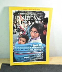 NATIONAL GEOGRAPHIC MAGAZINE-AUGUST 1984-MEXICO CITY+KILLER WHALES - Foto 1 di 5