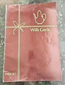 Vintage 1980's Willi Geck Catalog 1984 1985 Germany - Picture 1 of 5