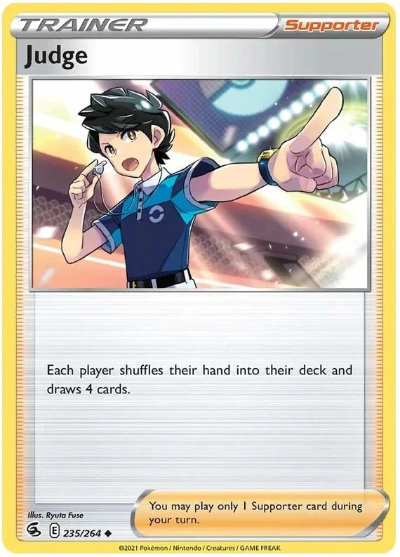 Judge Pokemon Fusion Strike TCG Trainer Card 235/264 - Image 1 of 1