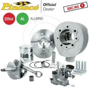 PINASCO GRUPPO TERMICO 225 ALBERO MOTORE CORSA 60 CARBURATORE 26.26 VESPA PX 200 - Foto 1 di 5