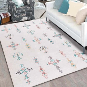Vernal Mesa Light Cream Machine Washable Rug - Picture 1 of 5