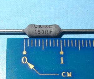 1 pc, 150 ohms, 1%, 3W, axial power resistor by RIEDON, P/N UB3C-150RF - Picture 1 of 1