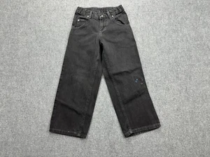 Lee Pants Boys Size 8 Regular Adjustable waist black jeans - Picture 1 of 10
