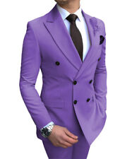 Suit Men's 2pcs Groomsmen Wedding Dress Slim Formal Casual Business Coat+pants