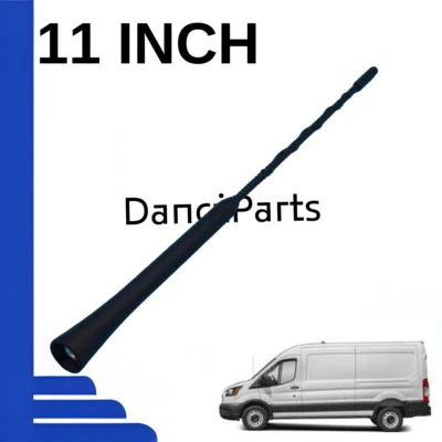 11" Antenna Black Radio Aerial AM/FM Antenna For Ford Transit-150 2015-2023 Foto 1 de 3