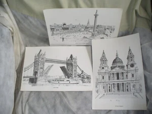 Lot of 6 Detailed Prints Great Britian Westminster Abbey *please read* - Picture 1 of 2