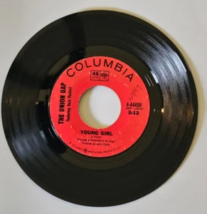 The Union Gap Young Girl & I'm Losing You 4-44450 EP Record 1968 No Sleeve - Imagen 1 de 2