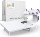 Beginner's Mini Sewing Machine with Extension Table, 100% Copper Motor 