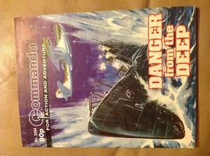 Commando Danger from the Deep No 3494 2002 80pC/P War Story Picture Comic Book - Picture 1 of 2
