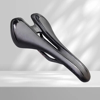 Sillín de carbono 151 g MTB/bicicleta de carretera sillín rieles de carbono asiento de bicicleta-130 mm Foto 1 de 4