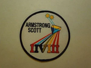 NASA Space Mission Gemini 8 astronauti Armstrong Scott ferro su toppa 4 pollici - Foto 1 di 2