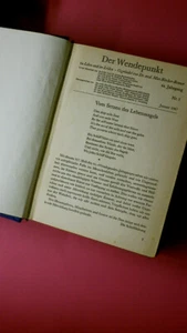 205211 Bircher-Benner Max DER WENDEPUNKT IM LEBEN UND IM LEIDEN 44. JAHRGANG, - Bild 1 von 1