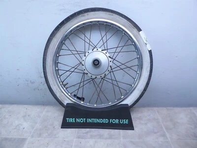 1967 Kawasaki J1T 85cc K549-1) хромированный передний обод колеса 17 дюймов - Изображение 1 из 4